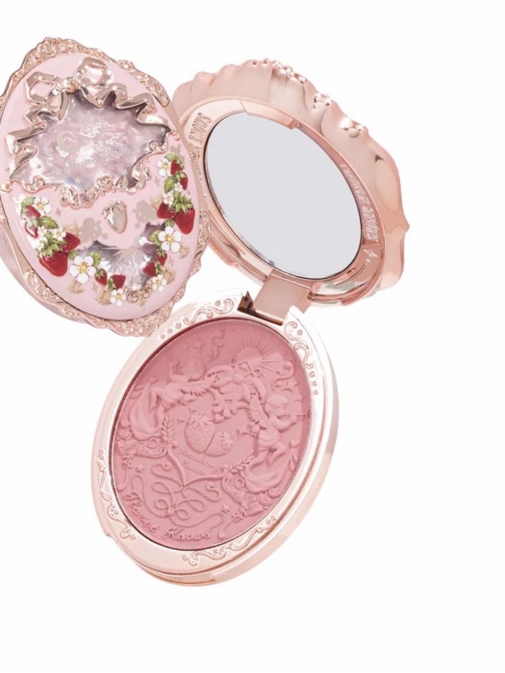 Flower Knows Strawberry Rococo Embossed Blush